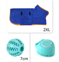 Silicone Dog Bath Massage Gloves Brush Pet Cat Bathroom Cleaning Tool Comb Brush For Dog Can Pour Shampoo Dog Grooming Supplies - Trends Zone