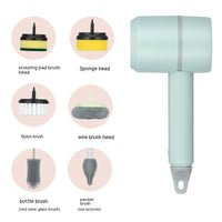 Electric Cleaning Brush Dishwashing Brush Automatic Wireless USB Rechargeable Professional Kitchen Bathtub Tile Cleaning Brushes - Trends Zone