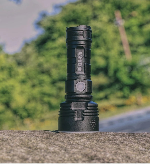Super Bright Rechargeable LED Flashlight | Long-Range Outdoor Flashlight 500m | Heavy-Duty & Waterproof