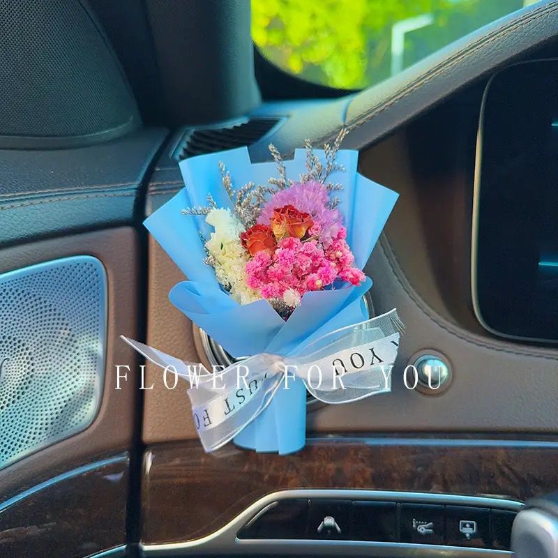 Flower bouquet car vent clip - Bouquet 06