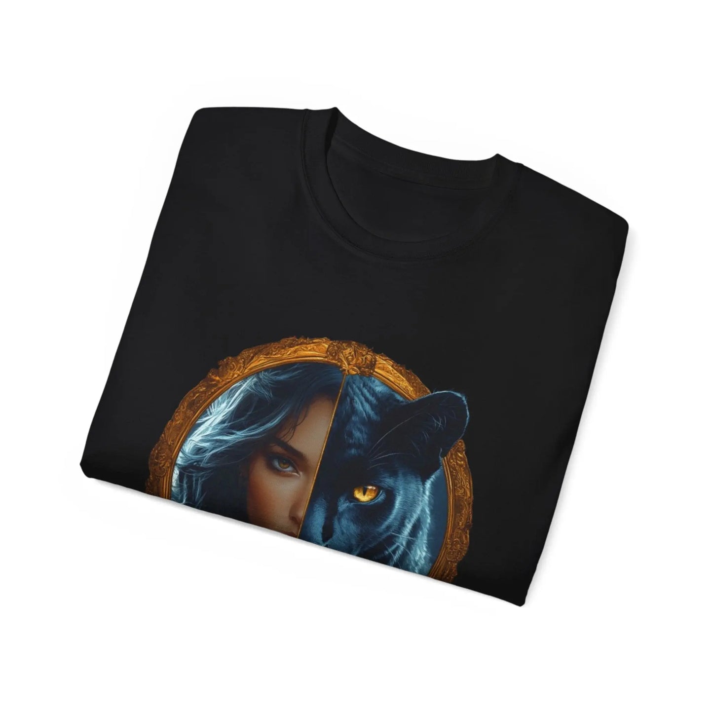 Black Panther & Woman Unisex Ultra Cotton Tee | Perfect for panther Lovers & Everyday Wear - Trends Zone
