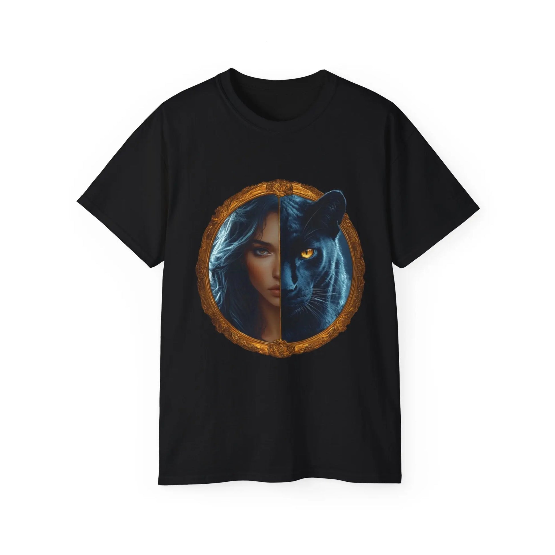 Black Panther & Woman Unisex Ultra Cotton Tee | Perfect for panther Lovers & Everyday Wear - Trends Zone