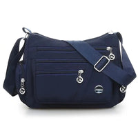 Multi-compartment single-shoulder crossbody bag for women, lightweight, large-capacity single-shoulder bag