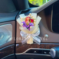 Flower bouquet car vent clip - Bouquet 16