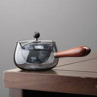 Elegant Glass Rotating Teapot | Enhances Tea Flavor & Aroma - Trends Zone