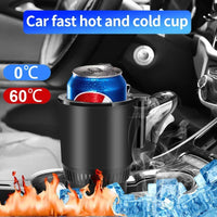 🚗 2-in-1 Smart Car Cup Warmer & Cooler | Digital Temperature Control ☕❄️ - Trends Zone