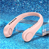 Mini Bladeless Neck Fan | Hands-Free, Rechargeable Air Cooler for Summer Sports & Travel - Trends Zone