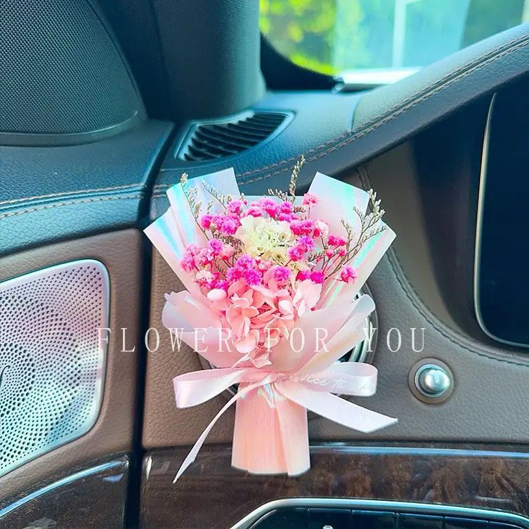 Flower bouquet car vent clip - Bouquet 14
