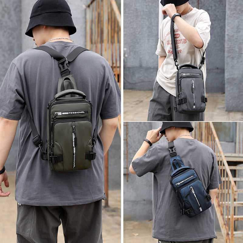 🎒 Men’s Multifunctional Crossbody Backpack | Stylish & Practical 💼 - Trends Zone