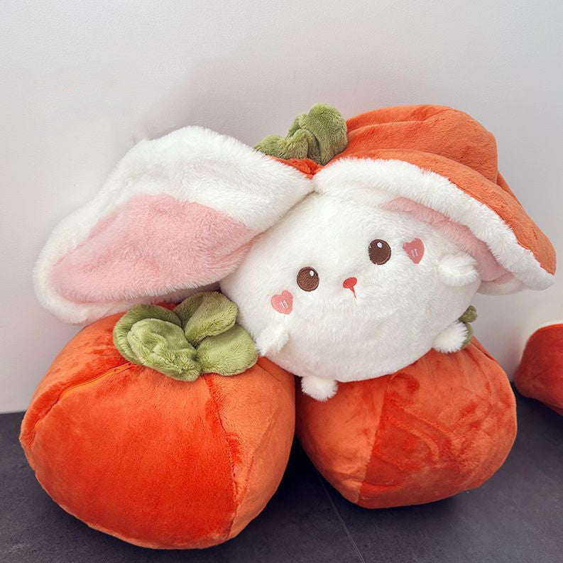 Cute Fruit Turned Strawberry Rabbit Doll Plush Toys Pillow - Trends Zone