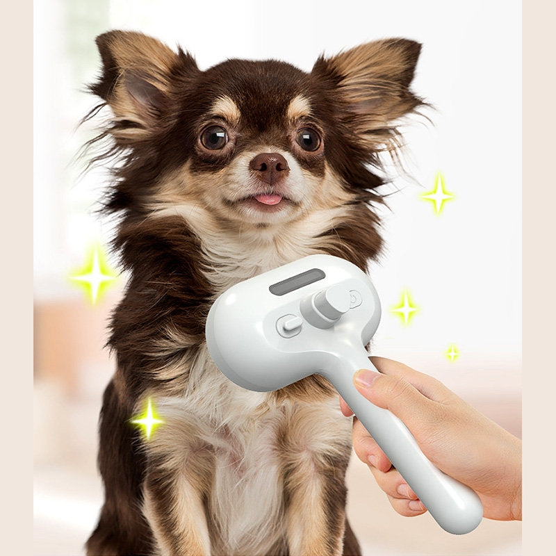 Pet Comb Self Cleaning Pets Hair Remover Brush For Dogs Grooming Tools Dematting Comb Built-in Mist Humidifier Pet Products - Trends Zone