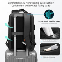 Anti-Theft Waterproof Laptop Backpack with USB Charging