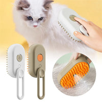 3-in-1 Steam Pet Brush | Groom, Massage & De-Shed with Ease - Trends Zone