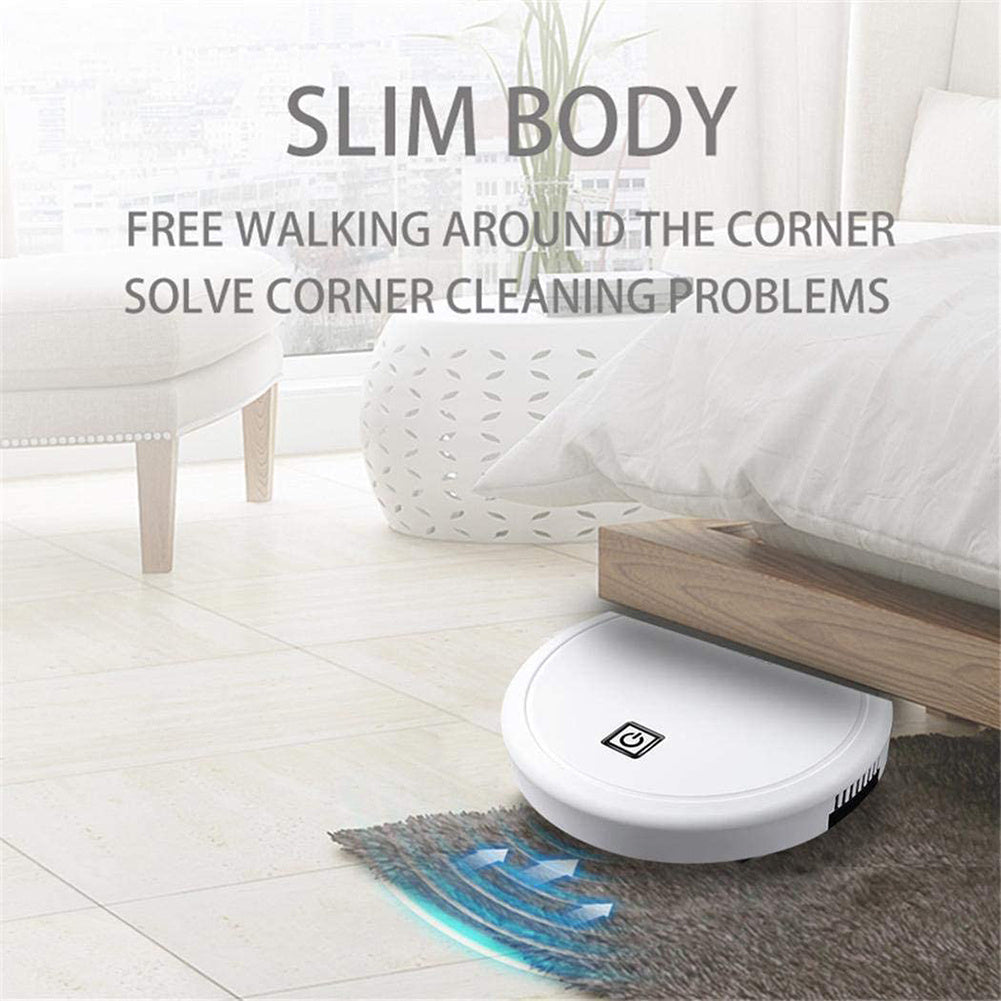 3-in-1 Robot Vacuum Cleaner 1800Pa Multifunctional Smart Floor Cleaner USB Rechargeable Dry Wet Sweeping Vacuum Cleaner - Trends Zone