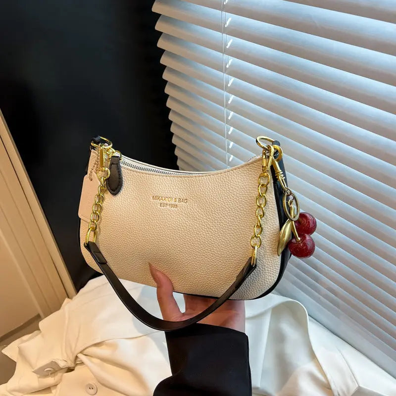 Versatile One Shoulder Crossbody Chain Dumpling Bun