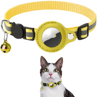 Reflective Collar Waterproof Holder Case For Airtag Air Tag Airtags Protective Cover Cat Dog Kitten Puppy Nylon Collar - Trends Zone