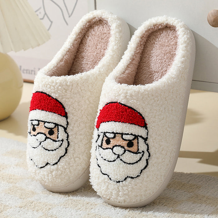 Cozy Christmas Santa Slippers - Cute & Furry for All! - Trends Zone