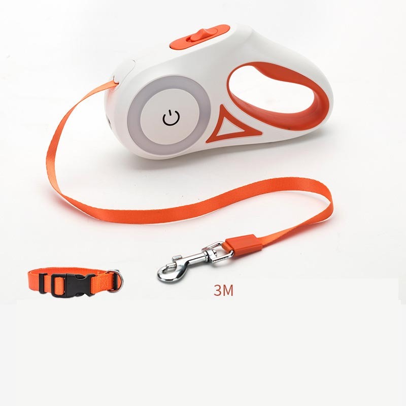 Retractable Dog Leash with Collar - Trends Zone