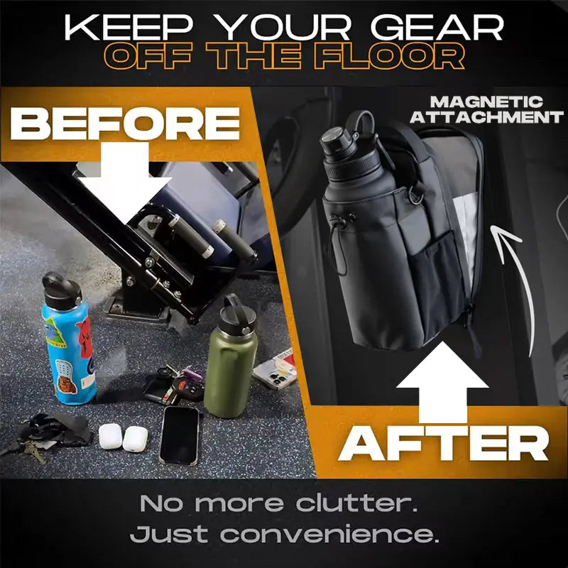 Magnetic Sling Bag – Gym, Travel & Work