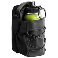 Black magnetic bottle sling gym crossbody bag
