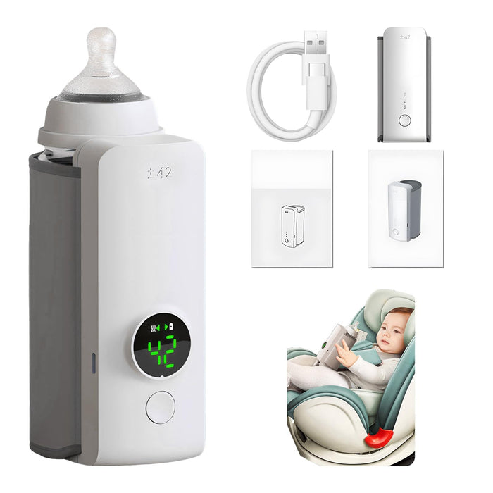 🍼 Portable Wireless Baby Bottle Warmer – Keep Milk Warm Anywhere! - Trends Zone