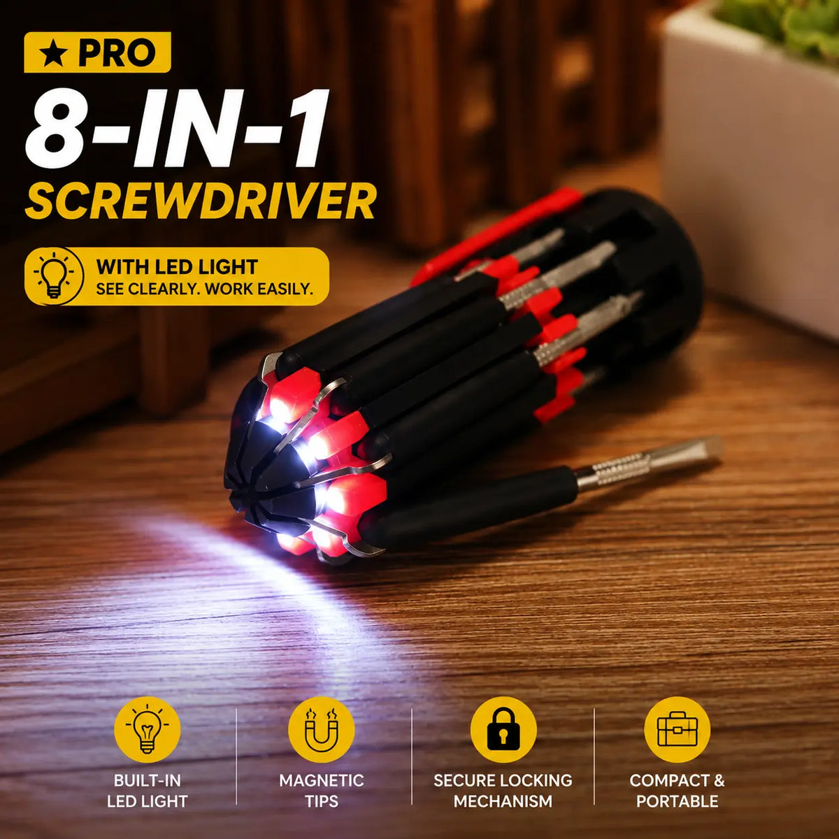 Pocket Screwdriver Multi-Tool – for Car, Home & Outdoor Repairs Trends Zone
