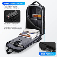 Anti-Theft Waterproof Laptop Backpack with USB Charging