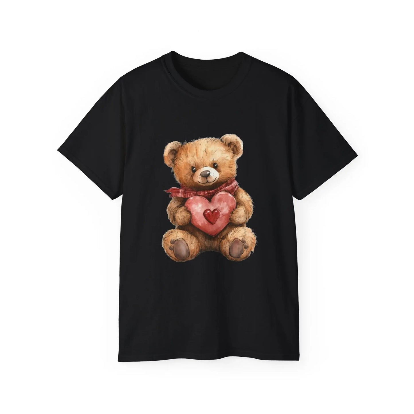 Cute Bear Heart Unisex Ultra Cotton Tee | Perfect for Valentine's Day - Trends Zone