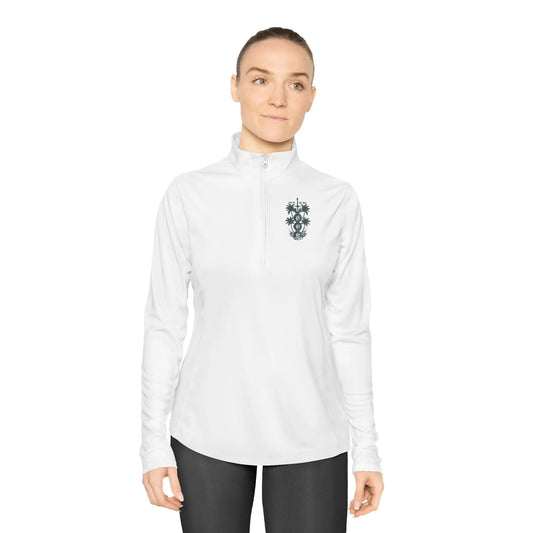 Tropical Ladies Quarter-Zip Pullover | Stylish Sun-Ready Apparel - Trends Zone
