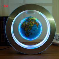 Round LED World Map Floating Globe Magnetic Levitation Light Anti Gravity Magic - Trends Zone