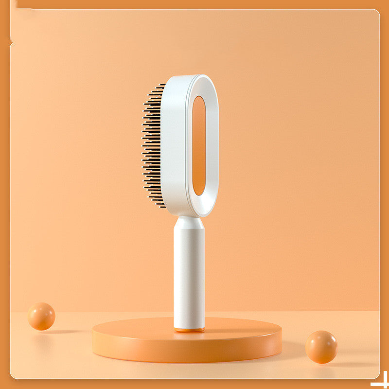 Elegance Self-Cleaning Hairbrush - Trends Zone