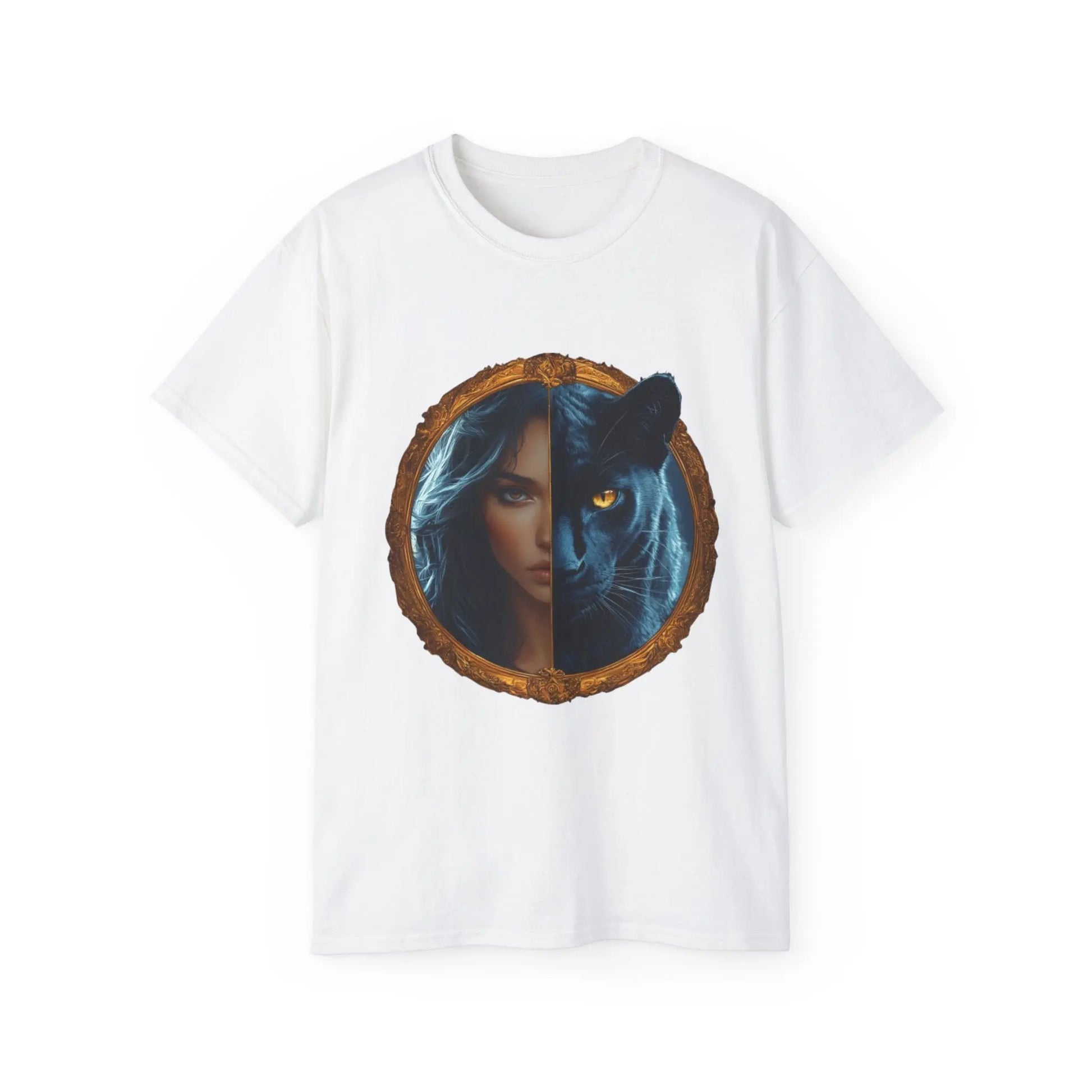 Black Panther & Woman Unisex Ultra Cotton Tee | Perfect for panther Lovers & Everyday Wear - Trends Zone