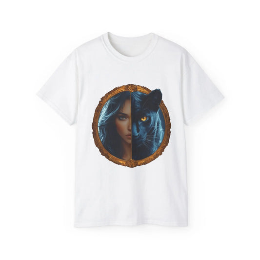 Black Panther & Woman Unisex Ultra Cotton Tee | Perfect for panther Lovers & Everyday Wear - Trends Zone