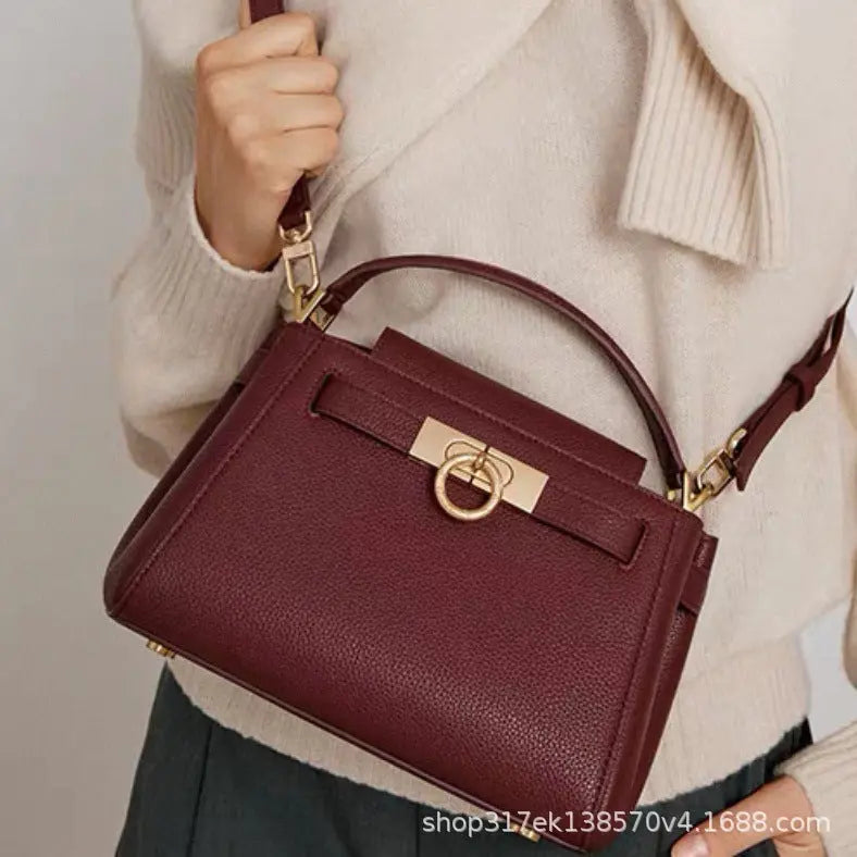 Chic Genuine Leather Handbag for Women Madison Shoulder Tote Bag Crossbody Bag Commute Bag