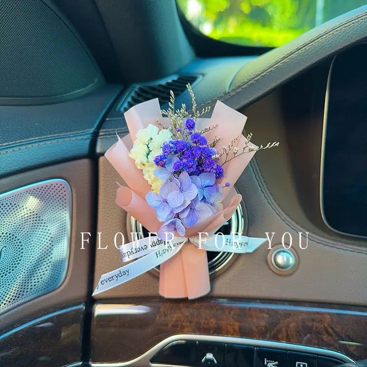 Flower bouquet car vent clip - Bouquet 08
