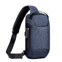 Waterproof Anti-Theft USB Crossbody Bag | Travel & Daily Use - Trends Zone