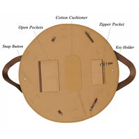 Foldable Travel Duffel Bag + Picnic Blanket - Large Capacity Waterproof Tote for Weekend, Gym & Beach Trips