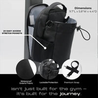 Magnetic Sling Bag – Gym, Travel & Work