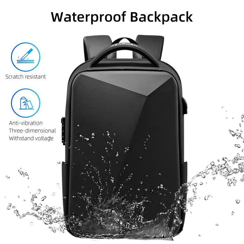 Anti-Theft Waterproof Laptop Backpack with USB Charging