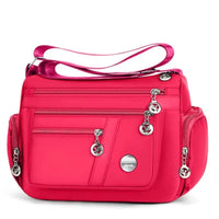 Multi-compartment single-shoulder crossbody bag for women, lightweight, large-capacity single-shoulder bag