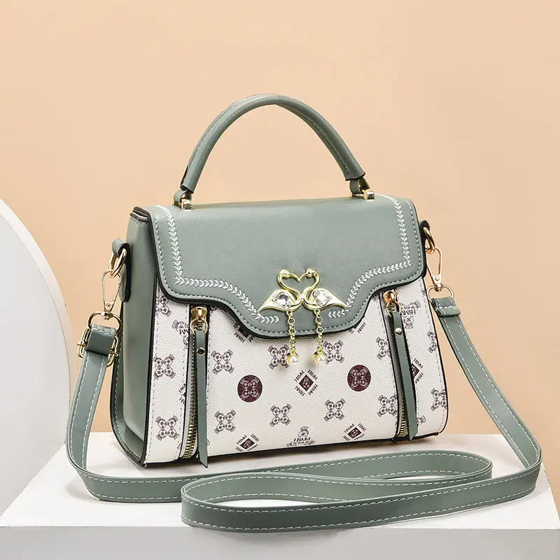 Crossbody handbag small square bag women's bag