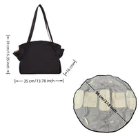Foldable Travel Duffel Bag + Picnic Blanket - Large Capacity Waterproof Tote for Weekend, Gym & Beach Trips