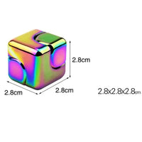 Fidget Spinner Dice Cube – Quiet Metal Desk Toy