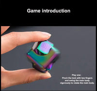 Fidget Spinner Dice Cube – Quiet Metal Desk Toy