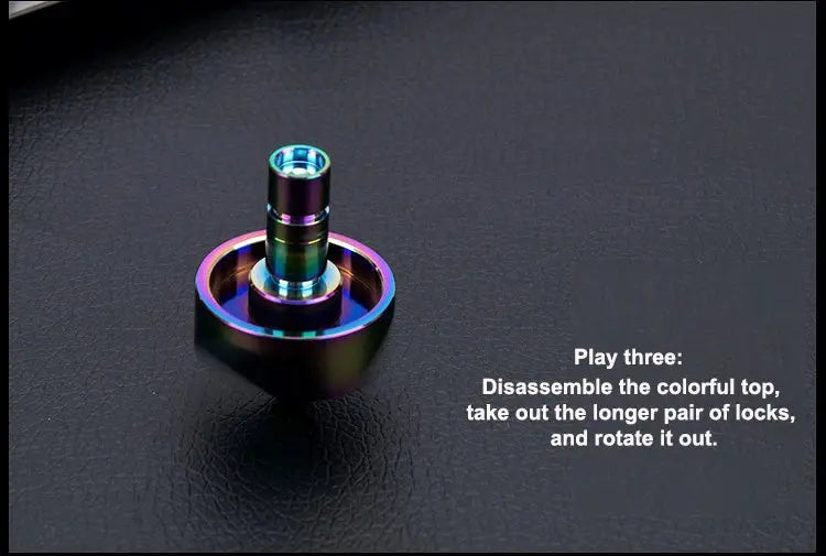 Fidget Spinner Dice Cube – Quiet Metal Desk Toy