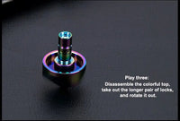 Fidget Spinner Dice Cube – Quiet Metal Desk Toy