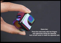 Fidget Spinner Dice Cube – Quiet Metal Desk Toy