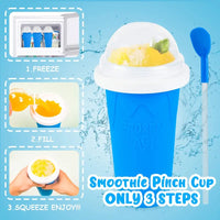 350ml Silicone Cup for Slushies and Ice Cream, Magic Straw - Trends Zone