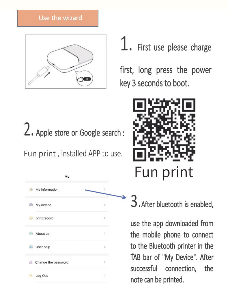 Pocket-Sized Mini Bluetooth Printer – Portable Wireless Printer for Photos, Notes, Labels & More - Trends Zone