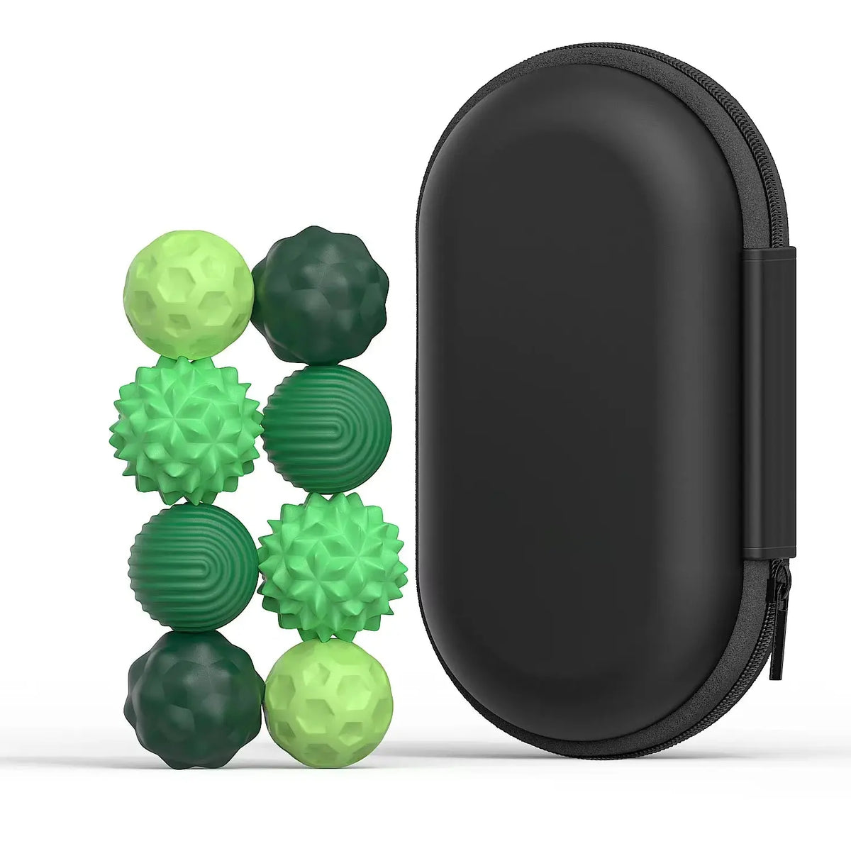 Magnetic Fidget Balls – Silicone Set with Carry Case